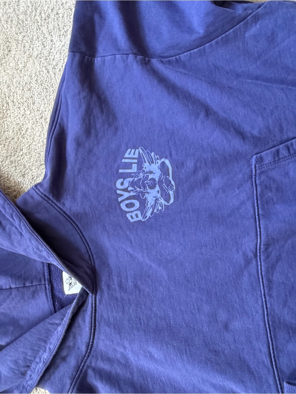 Boys lie  Hooded Sweatshirt - Picture 5 of 5